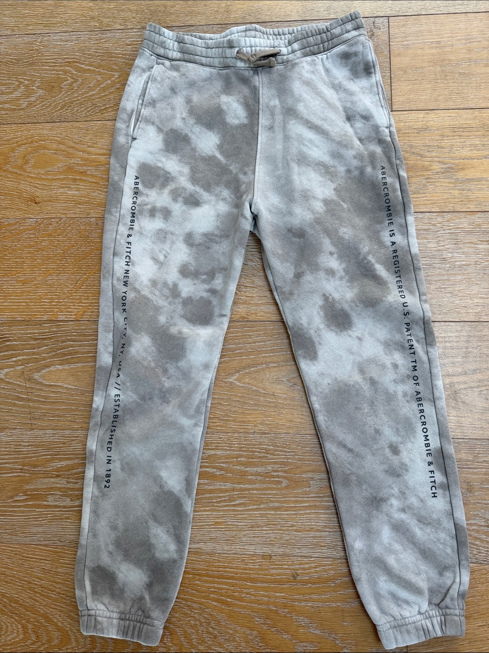 Abercrombie & Fitch Kids Gray Tie-Dye Joggers